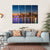 Toronto Skyline At Dusk Canvas Wall Art-4 Horizontal-Gallery Wrap-34" x 24"-Tiaracle