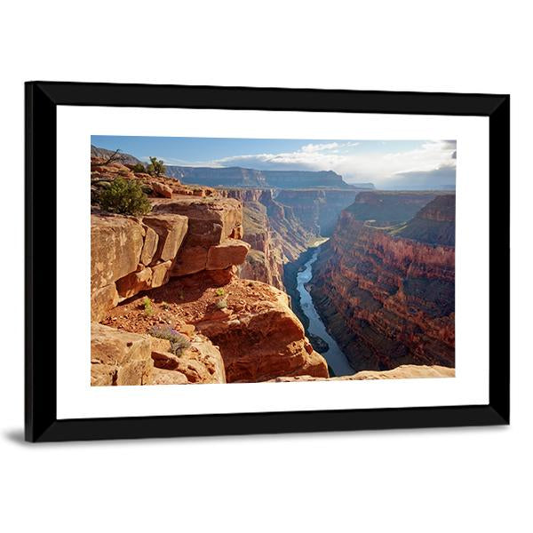 Toroweap Point Grand Canyon National Park Canvas Wall Art-5 Horizontal-Gallery Wrap-22" x 12"-Tiaracle