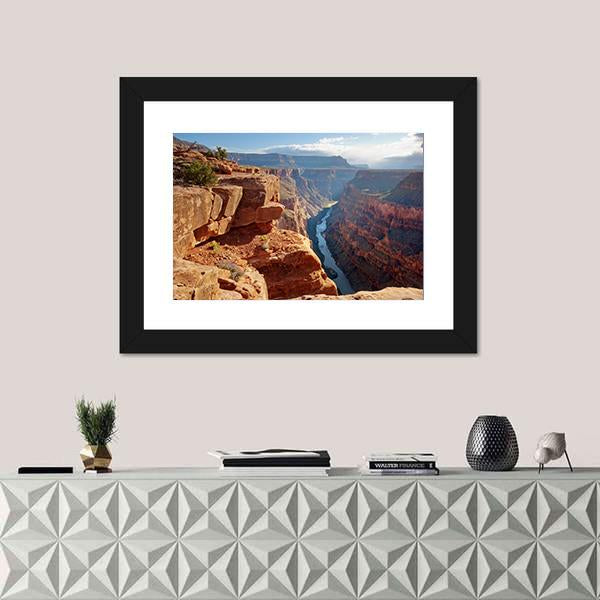Toroweap Point Grand Canyon National Park Canvas Wall Art-5 Horizontal-Gallery Wrap-22" x 12"-Tiaracle