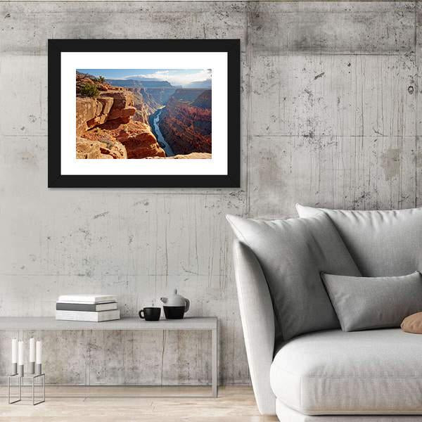 Toroweap Point Grand Canyon National Park Canvas Wall Art-5 Horizontal-Gallery Wrap-22" x 12"-Tiaracle