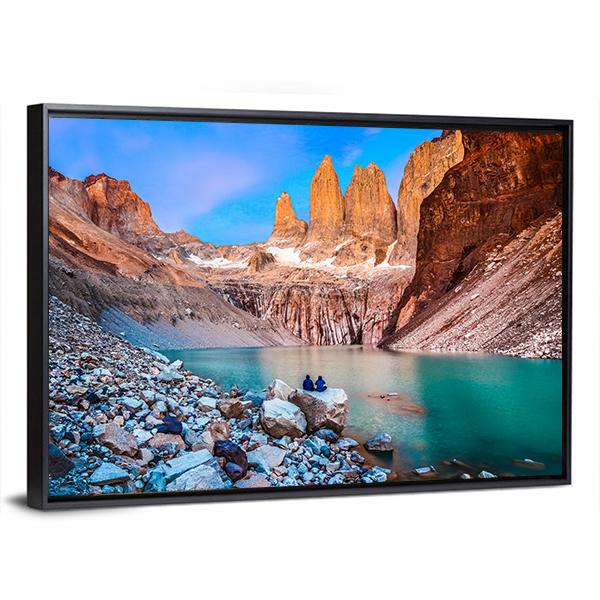 Torres Del Paine National Park Chile Canvas Wall Art-3 Horizontal-Gallery Wrap-25" x 16"-Tiaracle