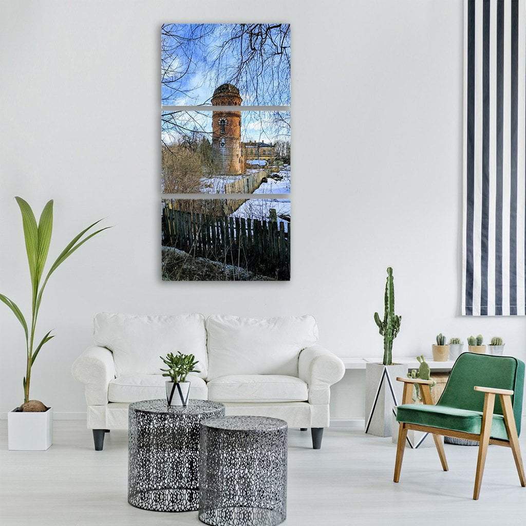 Tourism Tower In Germany Vertical Canvas Wall Art-3 Vertical-Gallery Wrap-12" x 25"-Tiaracle