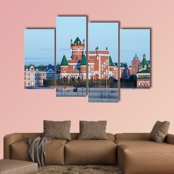 Yoshkar-Ola Russia Canvas Wall Art-4 Pop-Gallery Wrap-50" x 32"-Tiaracle