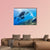 Scuba Diving At Coral Reef Canvas Wall Art-4 Horizontal-Gallery Wrap-34" x 24"-Tiaracle