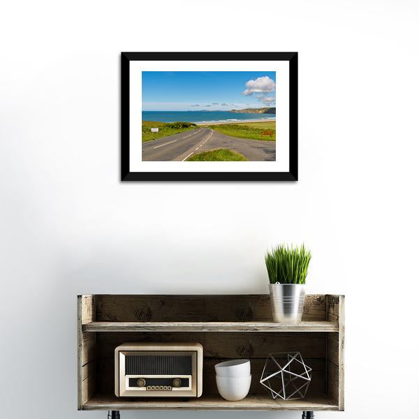 Towards Newgale Canvas Wall Art-1 Piece-Framed Print-20" x 16"-Tiaracle
