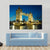 Tower Bridge At Dusk Canvas Wall Art-4 Square-Gallery Wrap-17" x 17"-Tiaracle