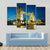 Tower Bridge At Dusk Canvas Wall Art-3 Horizontal-Gallery Wrap-25" x 16"-Tiaracle