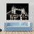 Tower Bridge Night View Canvas Wall Art-4 Square-Gallery Wrap-17" x 17"-Tiaracle