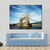 Tower Bridge Under Cloudy Sky Canvas Wall Art-1 Piece-Gallery Wrap-48" x 32"-Tiaracle