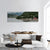 Town Along Bonne Bay Coast In Canada Panoramic Canvas Wall Art-3 Piece-25" x 08"-Tiaracle