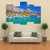 Town Of Baska Voda Waterfront View Canvas Wall Art-5 Pop-Gallery Wrap-47" x 32"-Tiaracle