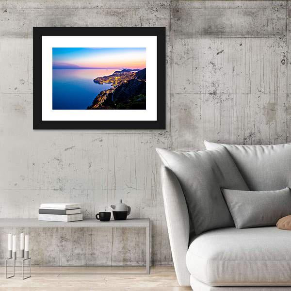 Town of Dubrovnik Canvas Wall Art-3 Horizontal-Gallery Wrap-25" x 16"-Tiaracle