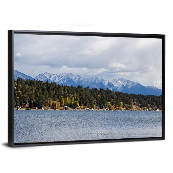 Town Of Invermere Canvas Wall Art-3 Horizontal-Gallery Wrap-25" x 16"-Tiaracle