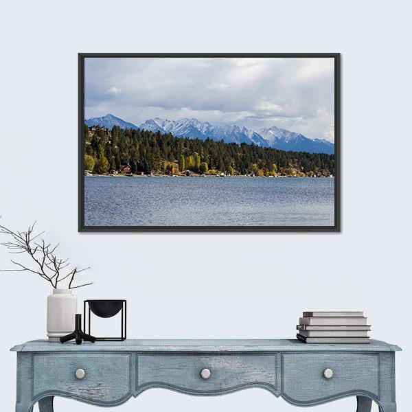 Town Of Invermere Canvas Wall Art-3 Horizontal-Gallery Wrap-25" x 16"-Tiaracle