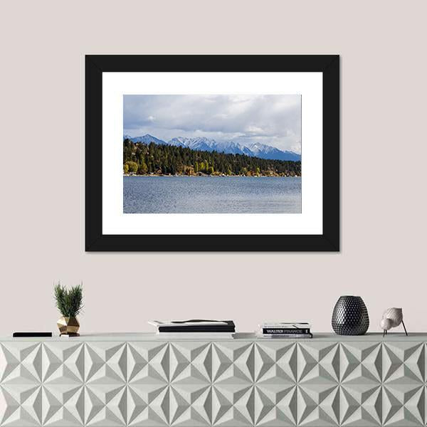Town Of Invermere Canvas Wall Art-3 Horizontal-Gallery Wrap-25" x 16"-Tiaracle