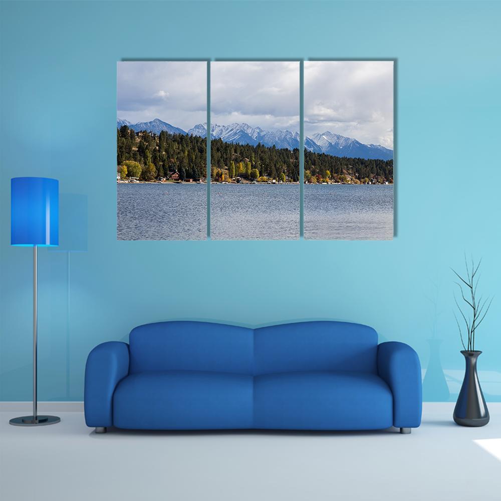 Town Of Invermere Canvas Wall Art-3 Horizontal-Gallery Wrap-37" x 24"-Tiaracle