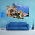 Town Of Positano On Amalfi Coast Canvas Wall Art-4 Pop-Gallery Wrap-50" x 32"-Tiaracle