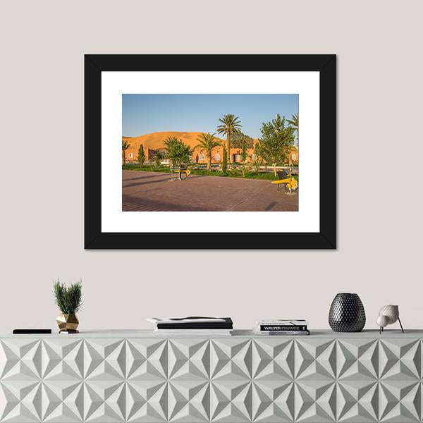 Town Of Taghit In Algeria Canvas Wall Art-3 Horizontal-Gallery Wrap-25" x 16"-Tiaracle