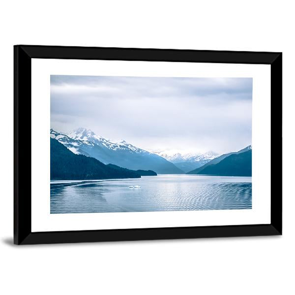 Tracy Arm Fjord Canvas Wall Art-3 Horizontal-Gallery Wrap-25" x 16"-Tiaracle