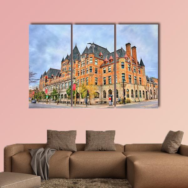 Train Station In Montreal Canada Canvas Wall Art-3 Horizontal-Gallery Wrap-25" x 16"-Tiaracle