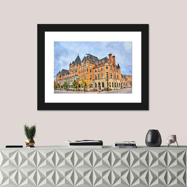 Train Station In Montreal Canada Panoramic Canvas Wall Art-1 Piece-36" x 12"-Tiaracle