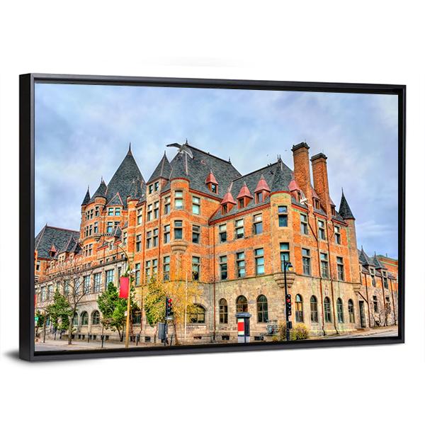 Train Station In Montreal Canada Panoramic Canvas Wall Art-1 Piece-36" x 12"-Tiaracle