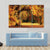 Tranquil Autumn Scenery Showing A Magnificent Oak Tree Canvas Wall Art-3 Horizontal-Gallery Wrap-37" x 24"-Tiaracle
