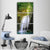 Tranquil Waterfall Vertical Canvas Wall Art-3 Vertical-Gallery Wrap-12" x 25"-Tiaracle