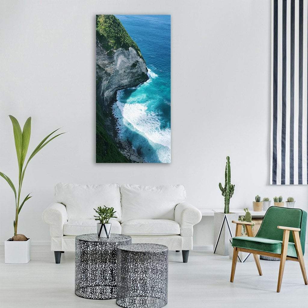 Travel In Indonesia Vertical Canvas Wall Art-1 Vertical-Gallery Wrap-12" x 24"-Tiaracle