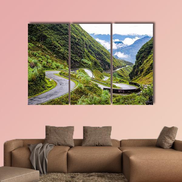Travelling To Vietnam's Northern Most Point Canvas Wall Art-3 Horizontal-Gallery Wrap-37" x 24"-Tiaracle