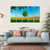 Tree In The Field And Blue Sky Canvas Wall Art-5 Horizontal-Gallery Wrap-22" x 12"-Tiaracle