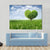 Tree In The Shape Of Heart Under Cloudy Sky Canvas Wall Art-1 Piece-Gallery Wrap-48" x 32"-Tiaracle