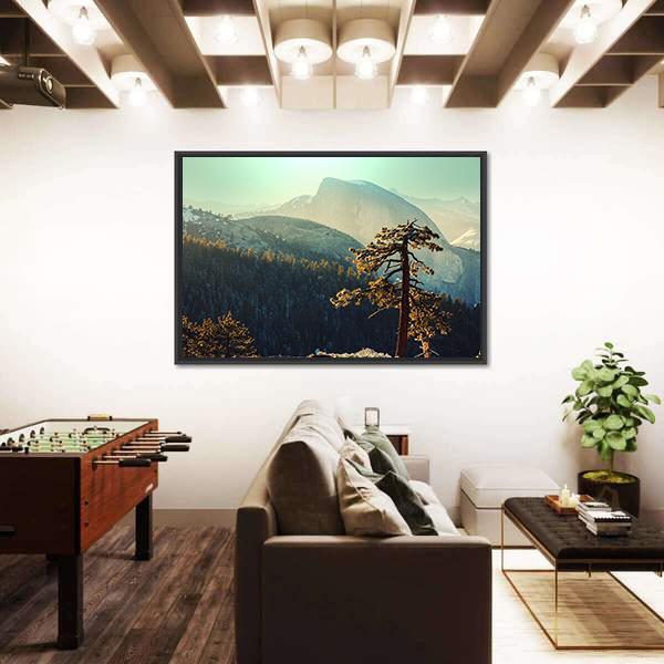 Tree In Yosemite Landscapes Canvas Wall Art-3 Horizontal-Gallery Wrap-25" x 16"-Tiaracle