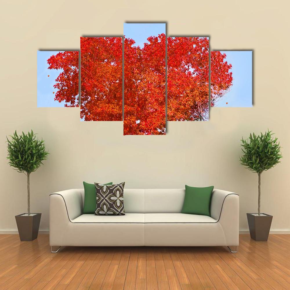 Tree Of Love Canvas Wall Art-5 Star-Gallery Wrap-42" x 21"-Tiaracle