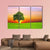 Tree On Field Canvas Wall Art-3 Horizontal-Gallery Wrap-37" x 24"-Tiaracle