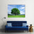 Tree On Green Field Canvas Wall Art-3 Horizontal-Gallery Wrap-37" x 24"-Tiaracle