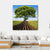 Tree On The Hill Canvas Wall Art-4 Square-Gallery Wrap-17" x 17"-Tiaracle