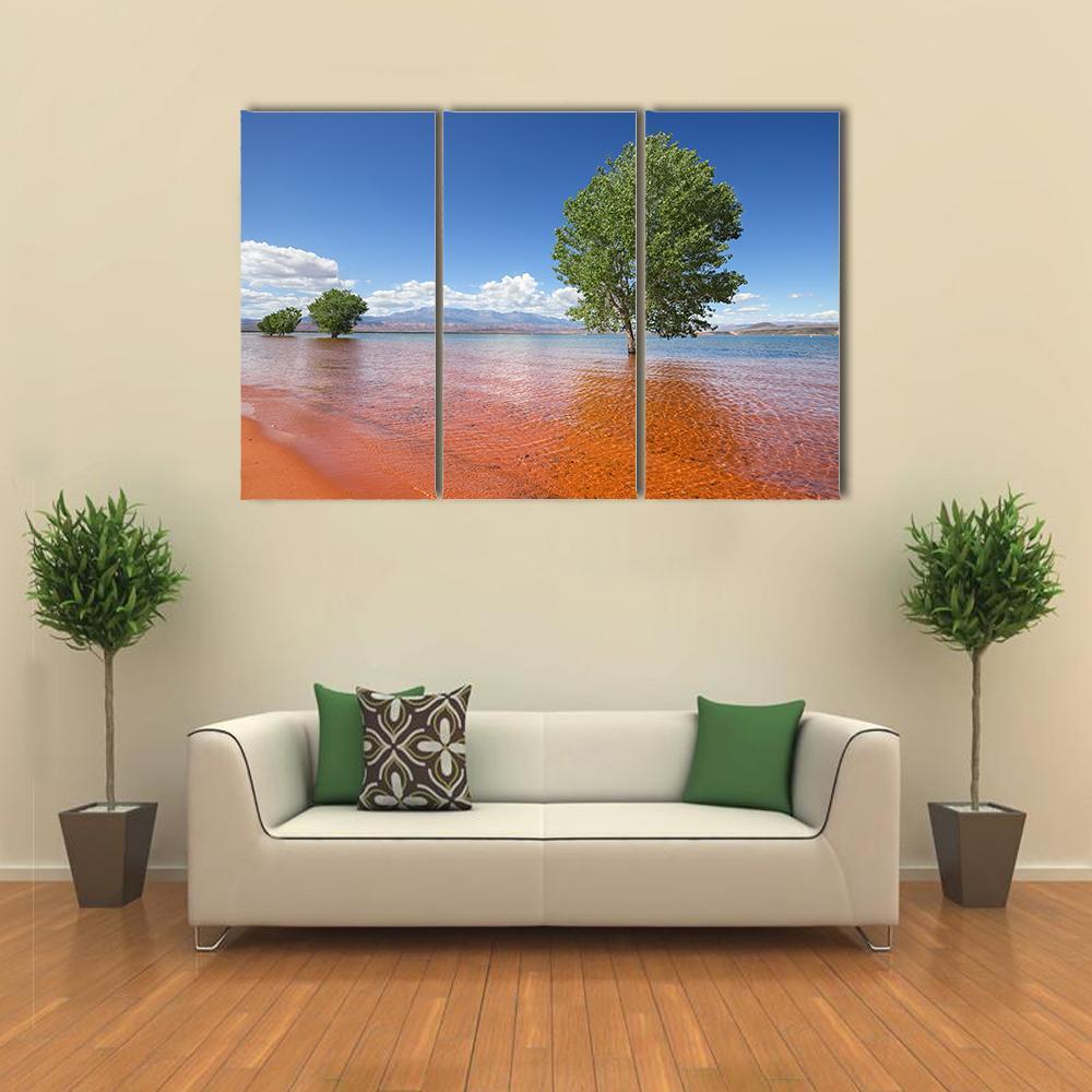 Trees In The Water Sand Hollow State Park Canvas Wall Art-3 Horizontal-Gallery Wrap-37" x 24"-Tiaracle