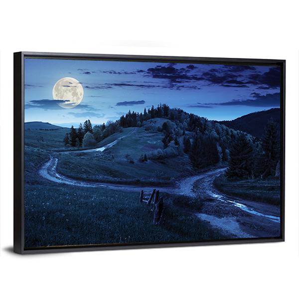 Trees Of Forest In Mountains Canvas Wall Art-3 Horizontal-Gallery Wrap-25" x 16"-Tiaracle