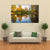 Trees Reflection In The Lake Canvas Wall Art-3 Horizontal-Gallery Wrap-37" x 24"-Tiaracle