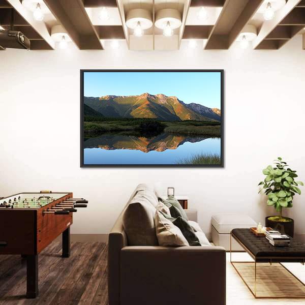 Trojrohe Lake Canvas Wall Art-3 Horizontal-Gallery Wrap-25" x 16"-Tiaracle