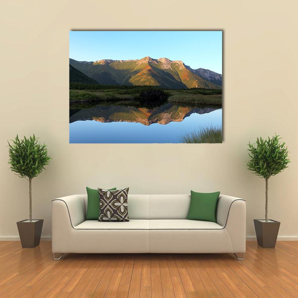 Trojrohe Lake Canvas Wall Art-1 Piece-Gallery Wrap-48" x 32"-Tiaracle