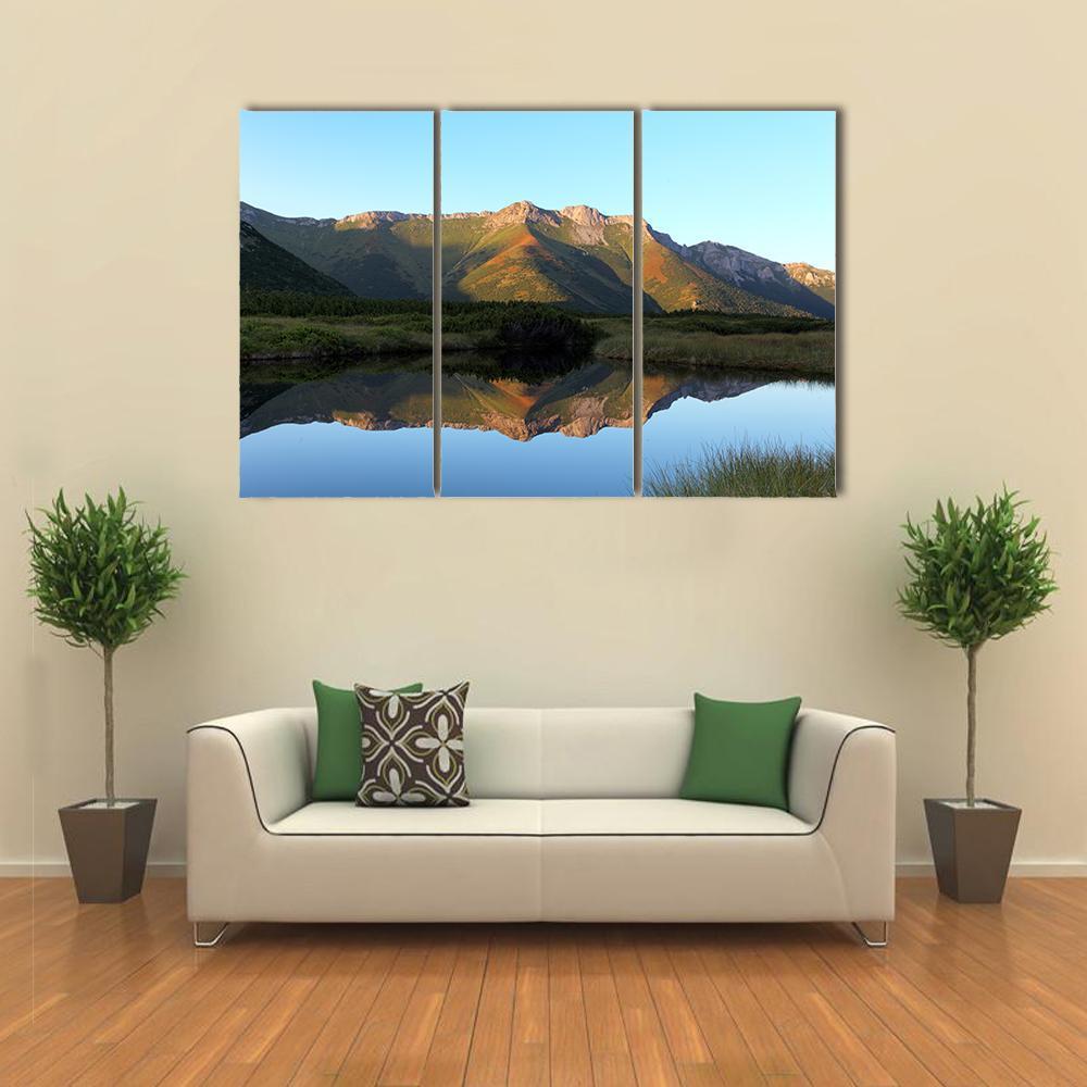 Trojrohe Lake Canvas Wall Art-3 Horizontal-Gallery Wrap-37" x 24"-Tiaracle