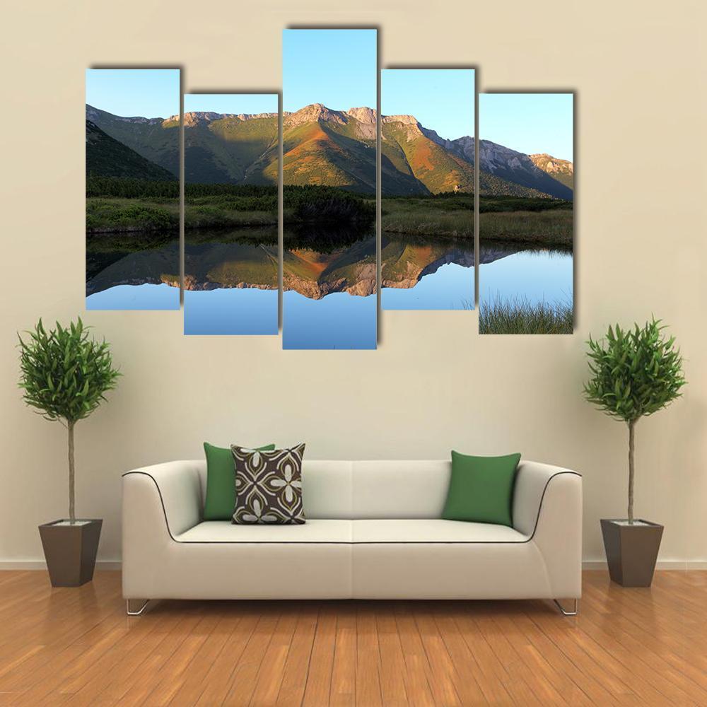 Trojrohe Lake Canvas Wall Art-5 Pop-Gallery Wrap-47" x 32"-Tiaracle