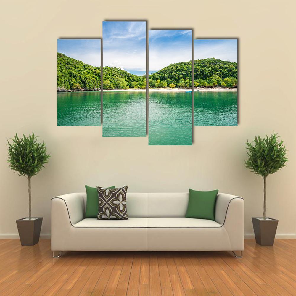 Ang Thong National Marine Park Canvas Wall Art-4 Pop-Gallery Wrap-50" x 32"-Tiaracle