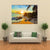 Tropical Beach At Sunset Canvas Wall Art-4 Horizontal-Gallery Wrap-34" x 24"-Tiaracle