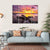 Tropical Beach At Sunset Canvas Wall Art-1 Piece-Gallery Wrap-36" x 24"-Tiaracle