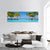 Beach Resort In Mauritius Panoramic Canvas Wall Art-3 Piece-25" x 08"-Tiaracle