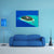 Tropical Island At Maldives View Canvas Wall Art-1 Piece-Gallery Wrap-36" x 24"-Tiaracle