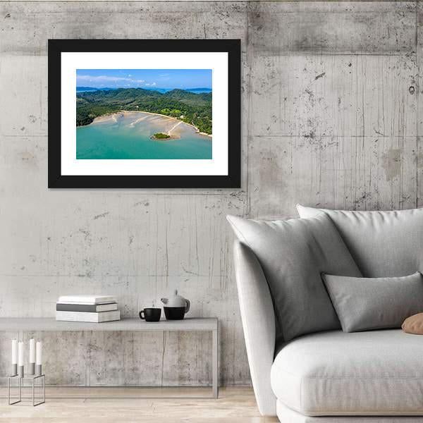 Tropical Island Of Koh Yao Noi In Thailand Canvas Wall Art-3 Horizontal-Gallery Wrap-25" x 16"-Tiaracle